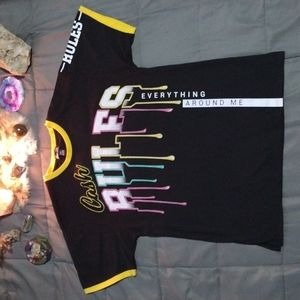 Cash rules everything around me cash hustles one color Nation 2XL t-shirt